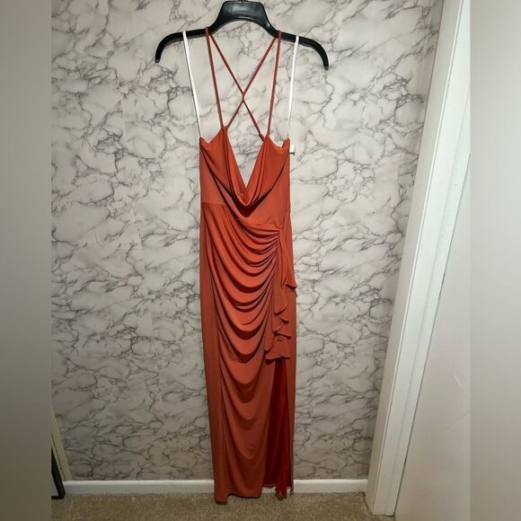 Katie May So Juicy Gown in Rust - Picture 6 of 10